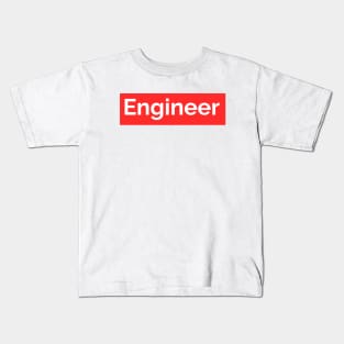 Engineer Profession brand parody Kids T-Shirt